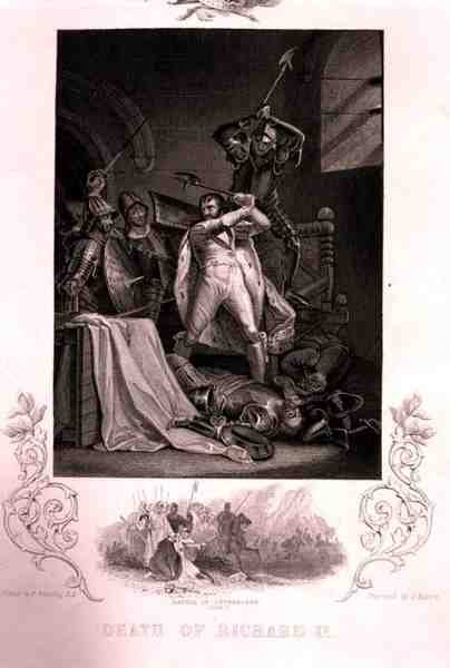 La Muerte de Ricardo II, de la obra de William Shakespeare (1564-1616) grabado por J. Rogers (grabado) de Francis (after) Wheatley