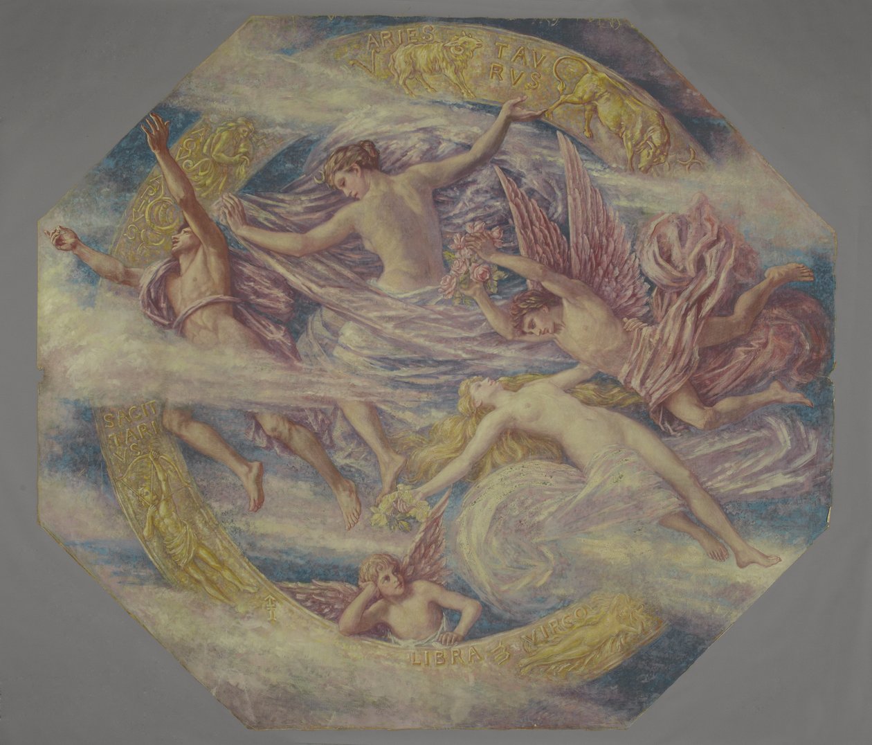Diana y Sus Acompañantes entre las Constelaciones, c.1894 de Francis Augustus Lathrop