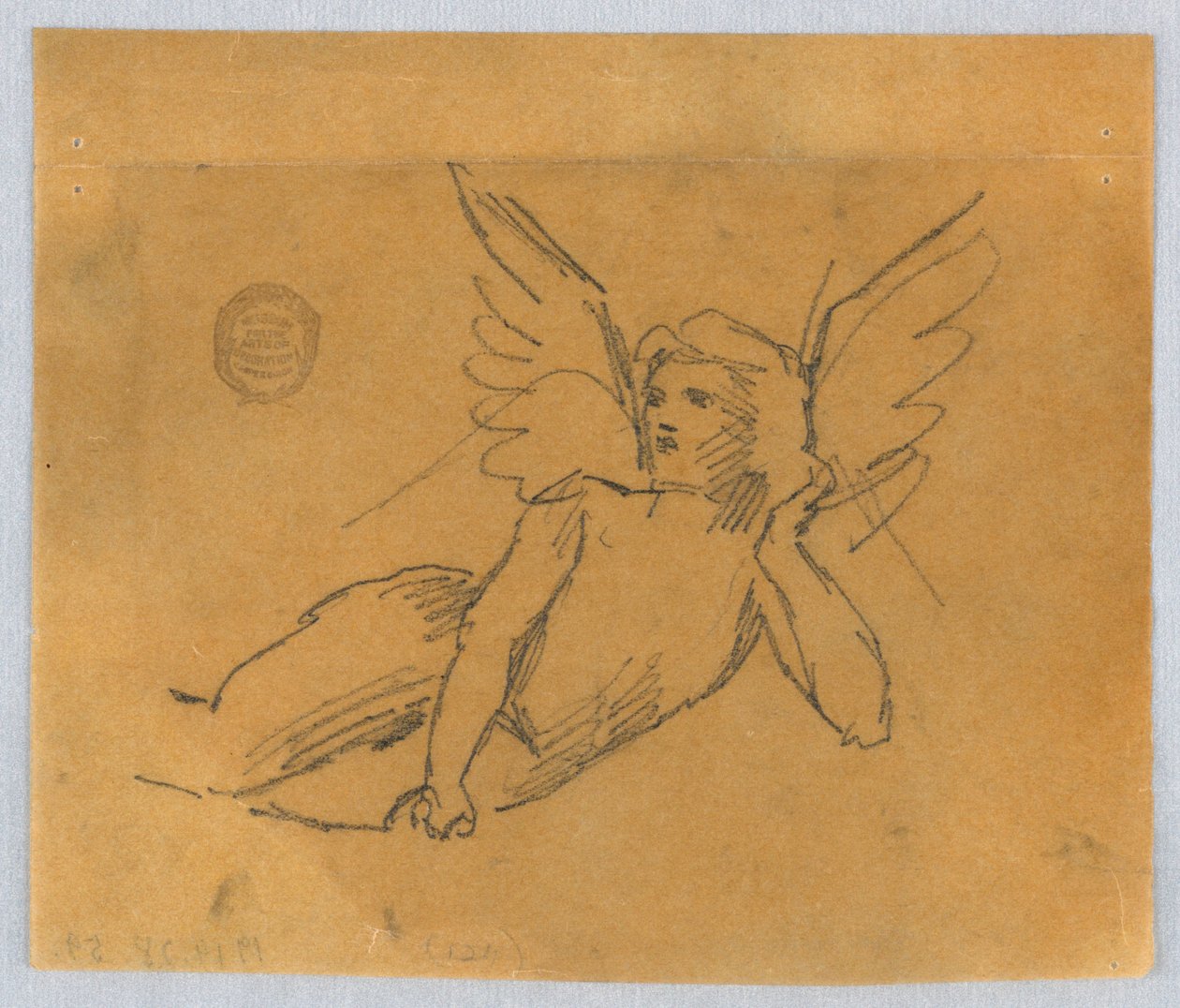 Boceto para putto de Francis Augustus Lathrop