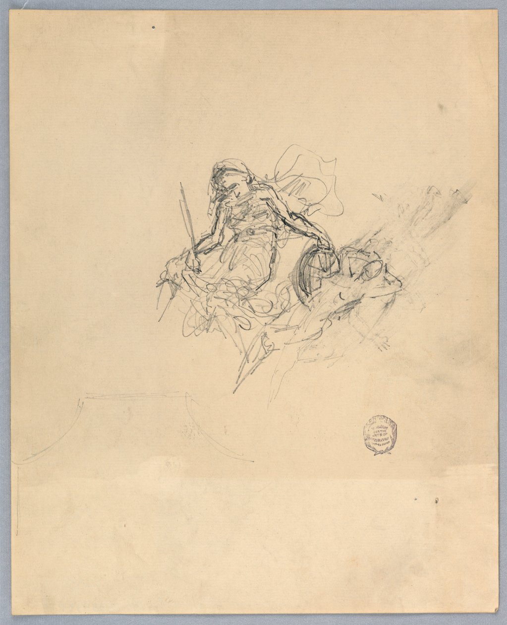 Boceto de Fortuna de Francis Augustus Lathrop
