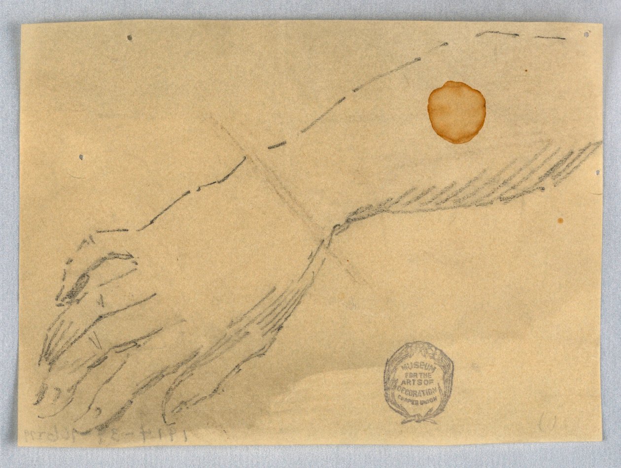 Boceto de Mano y Muñeca de Francis Augustus Lathrop