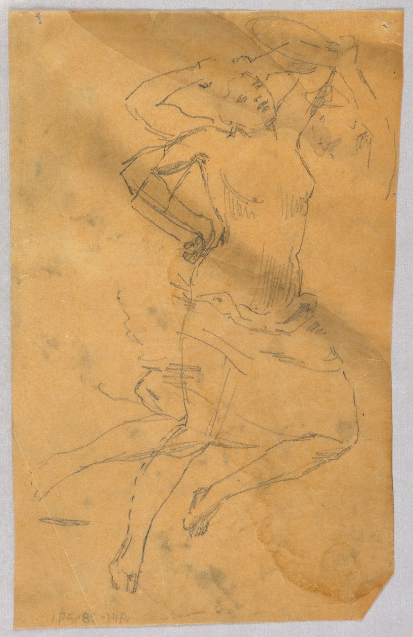 Boceto de una figura femenina de Francis Augustus Lathrop