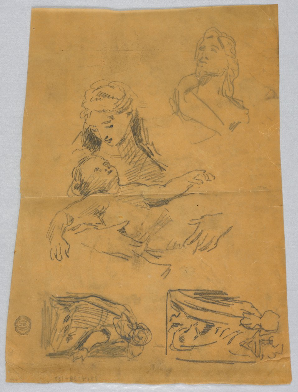 Bocetos de la Virgen y los Magos de Francis Augustus Lathrop