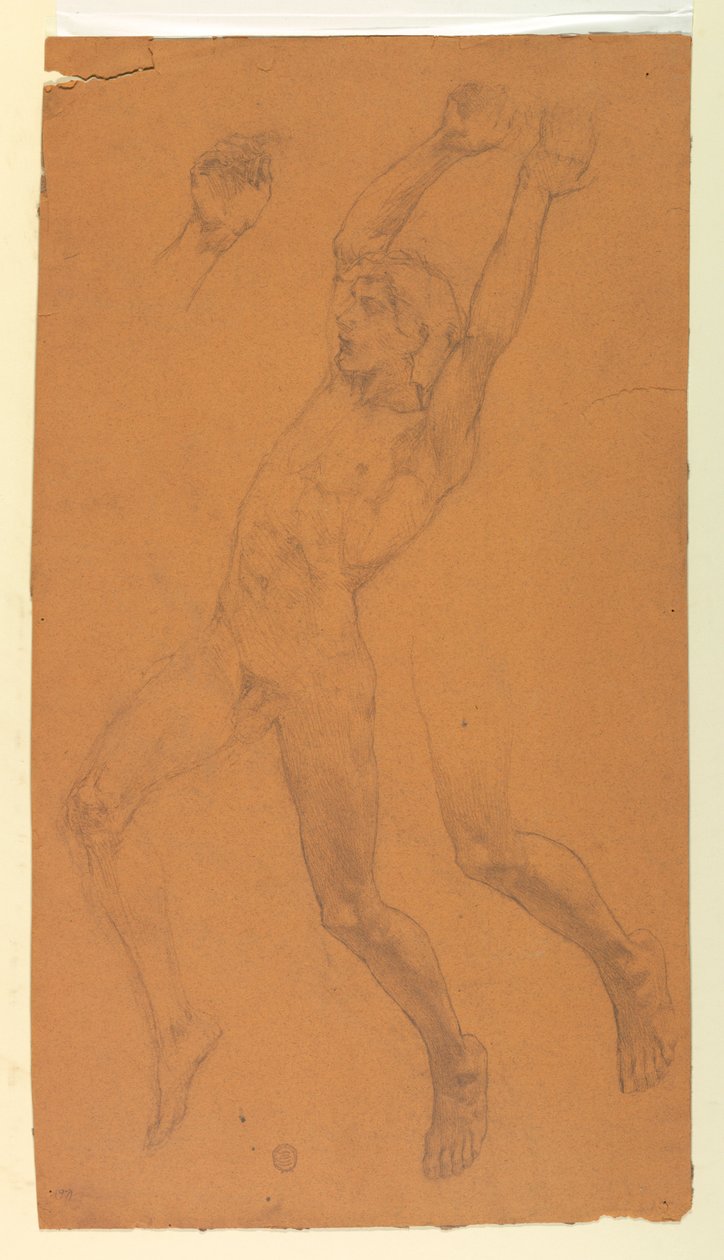Estudios para una figura voladora de Francis Augustus Lathrop