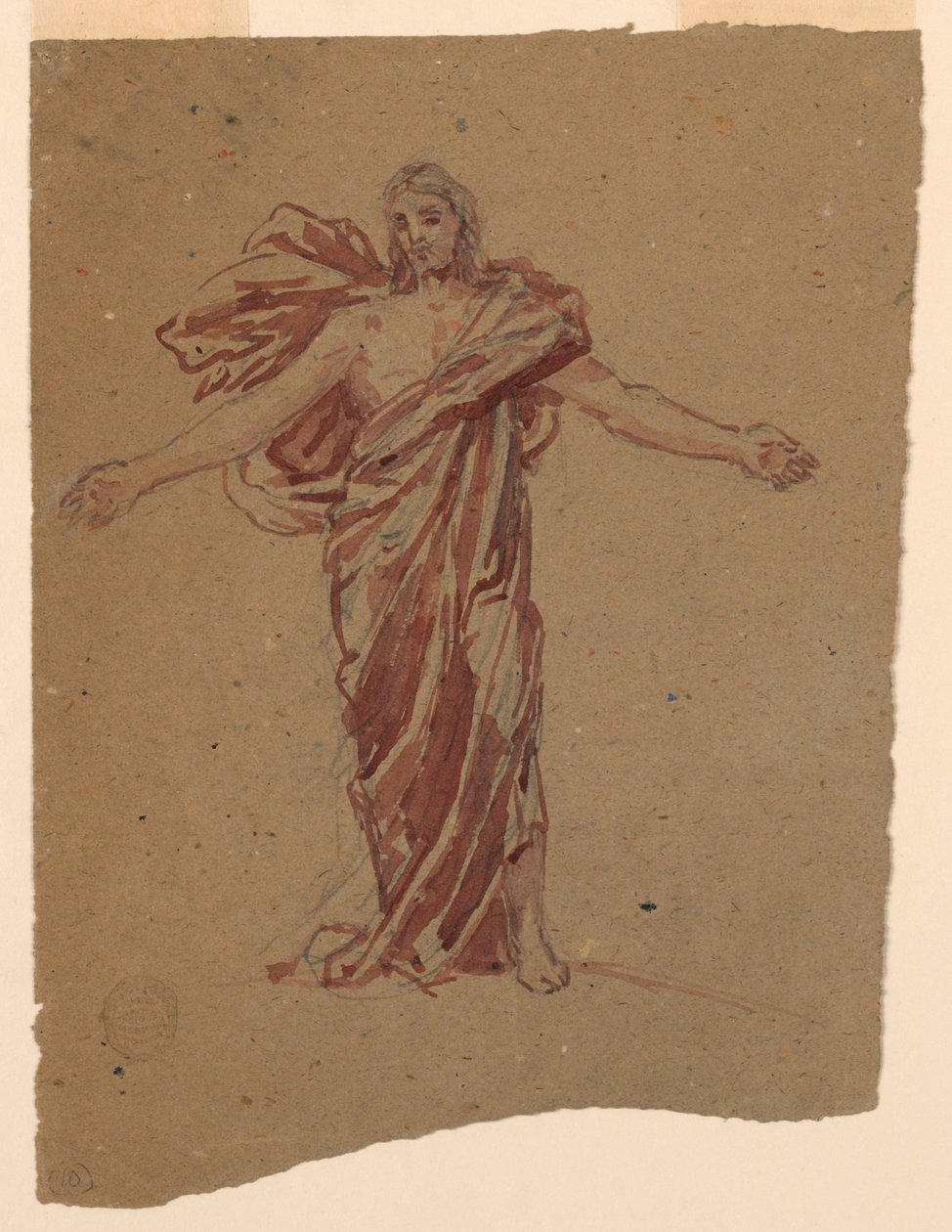 Estudio para Cristo, presbiterio de San Bartolomé, Nueva York de Francis Augustus Lathrop
