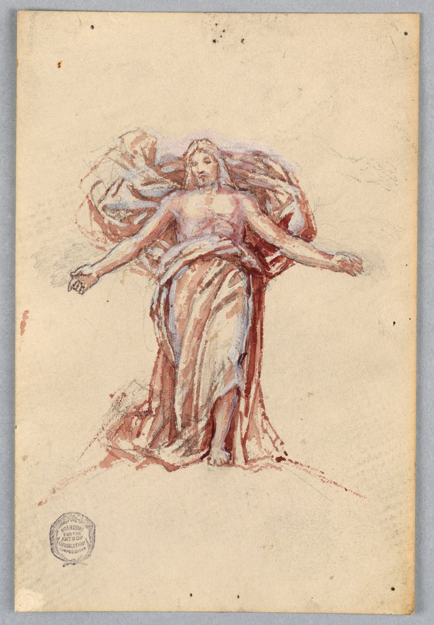 Estudio para Cristo, Presbiterio de San Bartolomé, Nueva York de Francis Augustus Lathrop