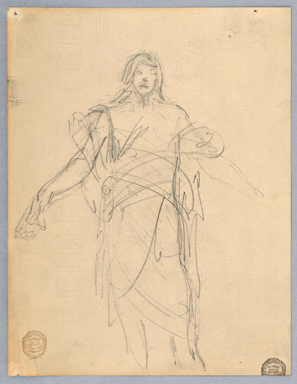 Estudio para Cristo, Presbiterio de San Bartolomé, Nueva York de Francis Augustus Lathrop
