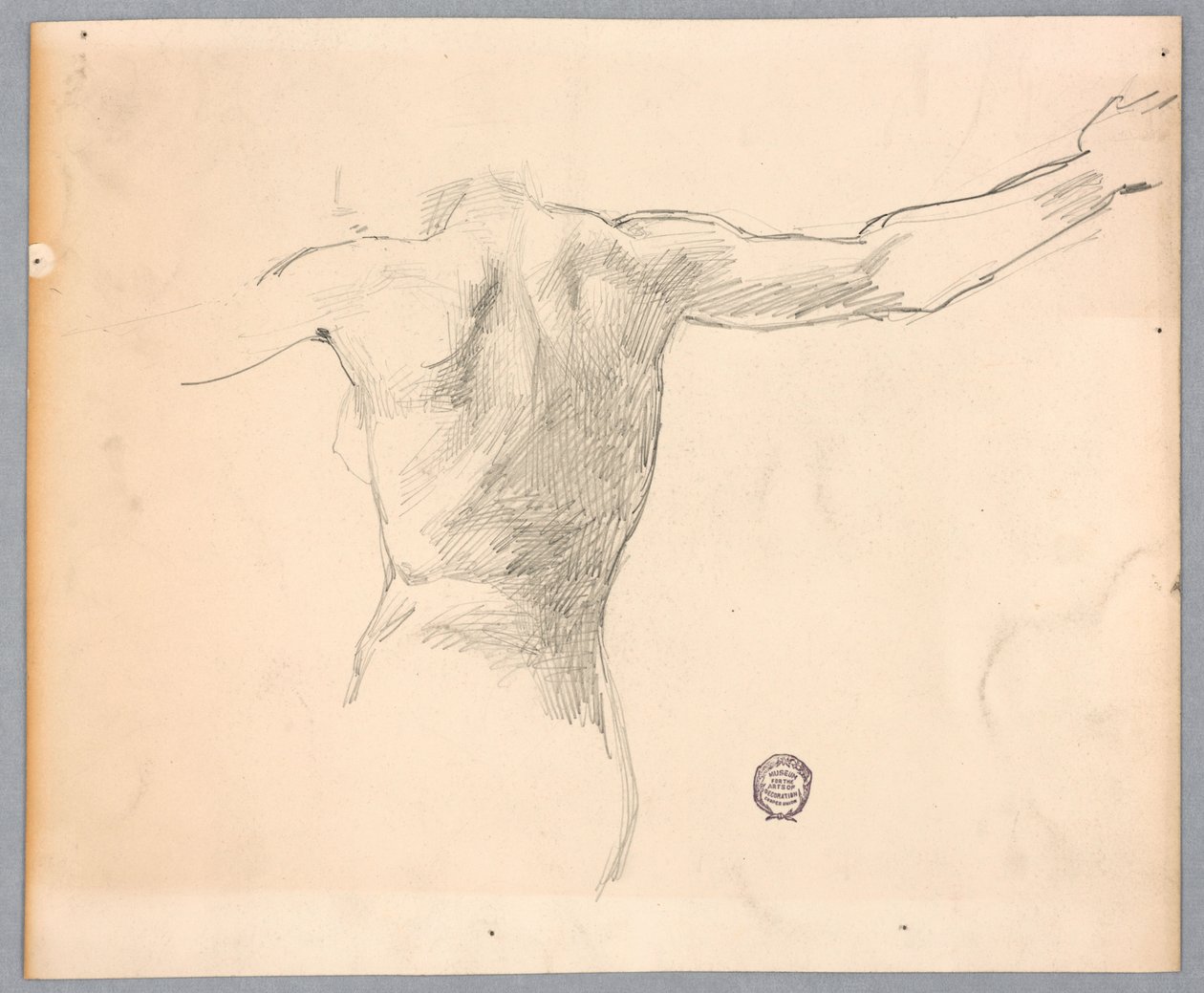 Estudio para "Diana y sus asistentes entre las constelaciones" de Francis Augustus Lathrop