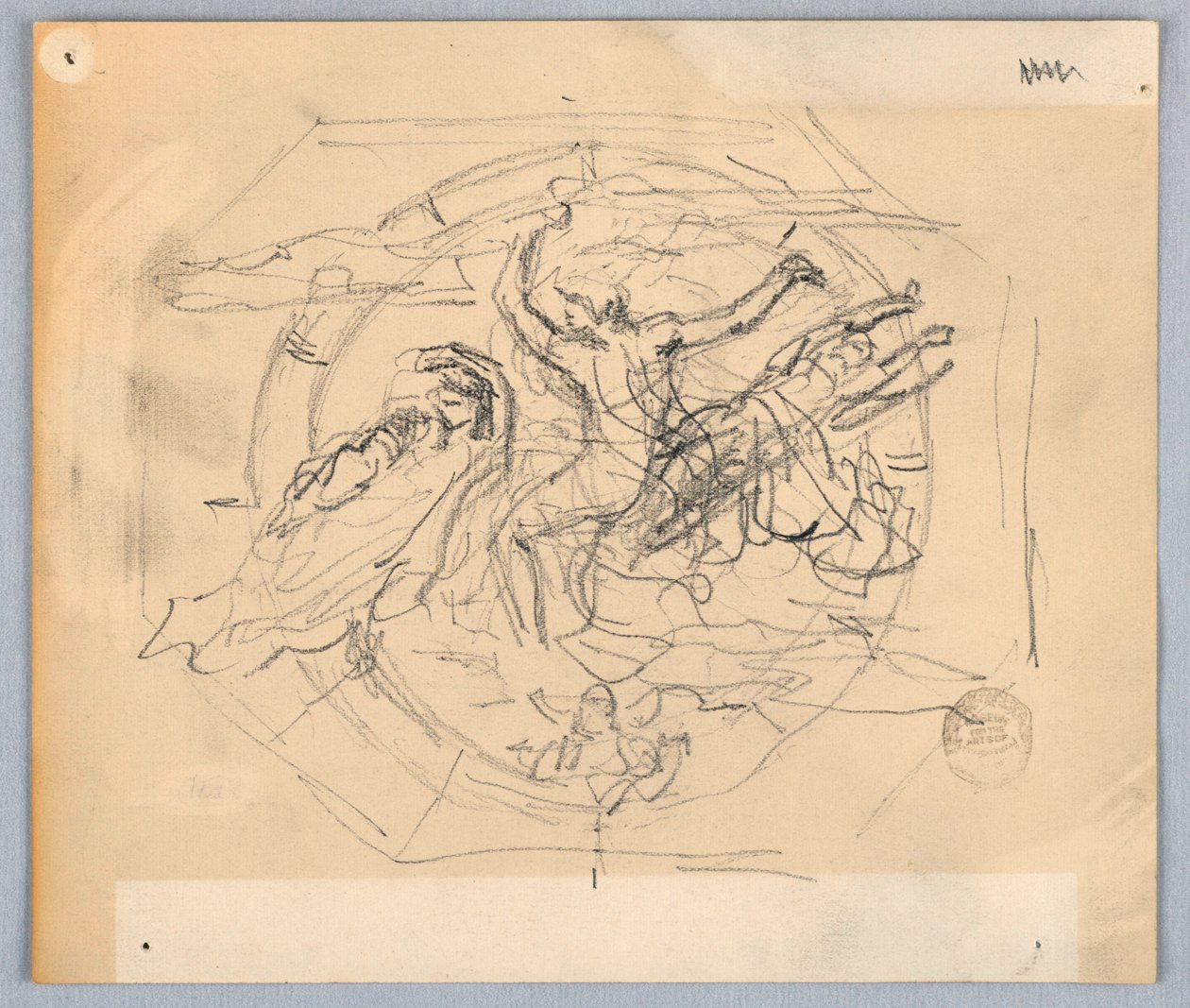 Estudio para "Zodiaco" de Francis Augustus Lathrop