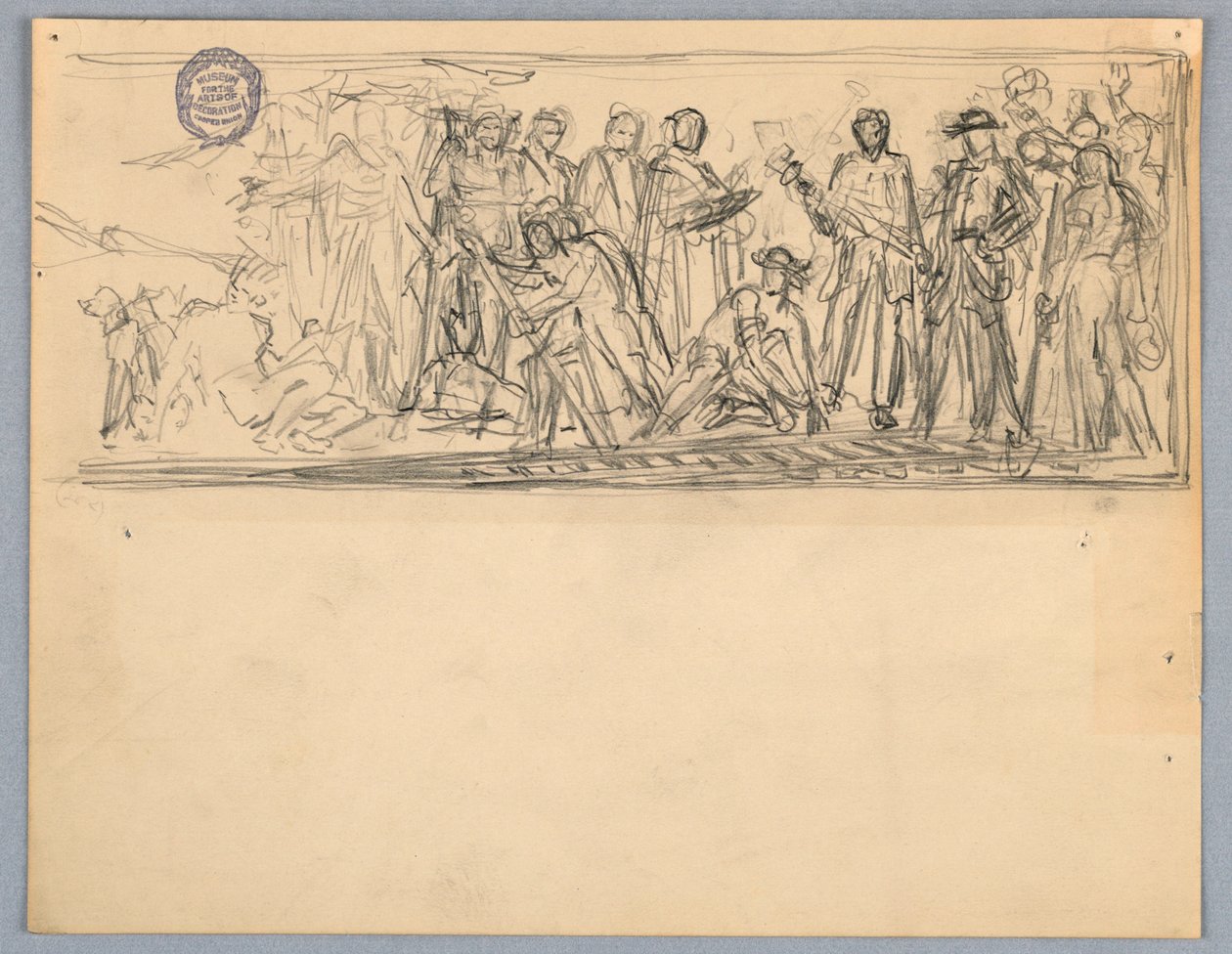 Estudio para un mural o panel de Francis Augustus Lathrop