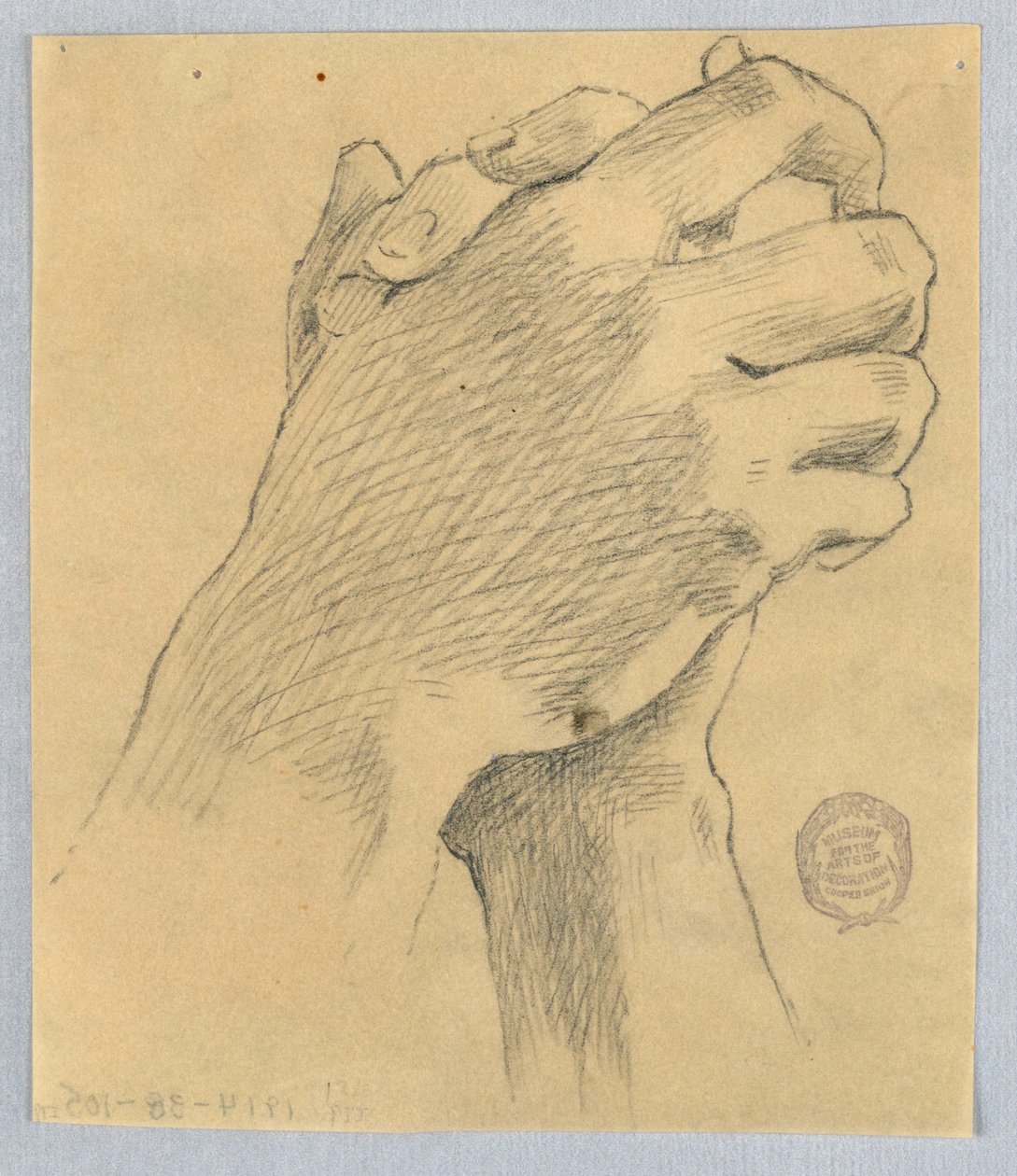 Estudio de Manos Entrecruzadas de Francis Augustus Lathrop