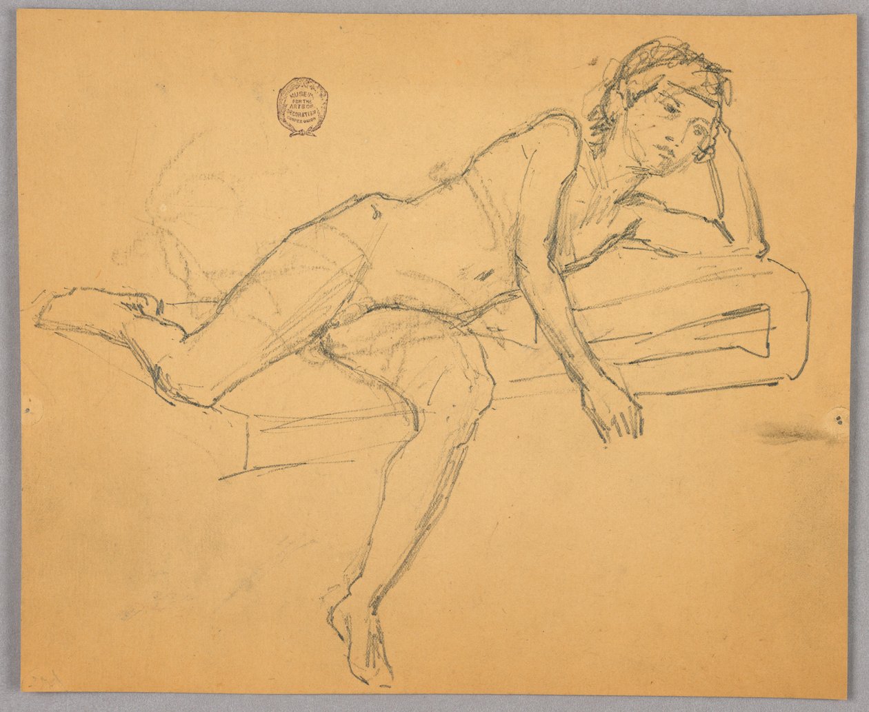 Estudio de Figura Desnuda de Francis Augustus Lathrop