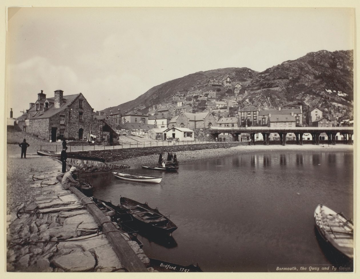 Barmouth, el muelle y Ty Gwyn de Francis Bedford