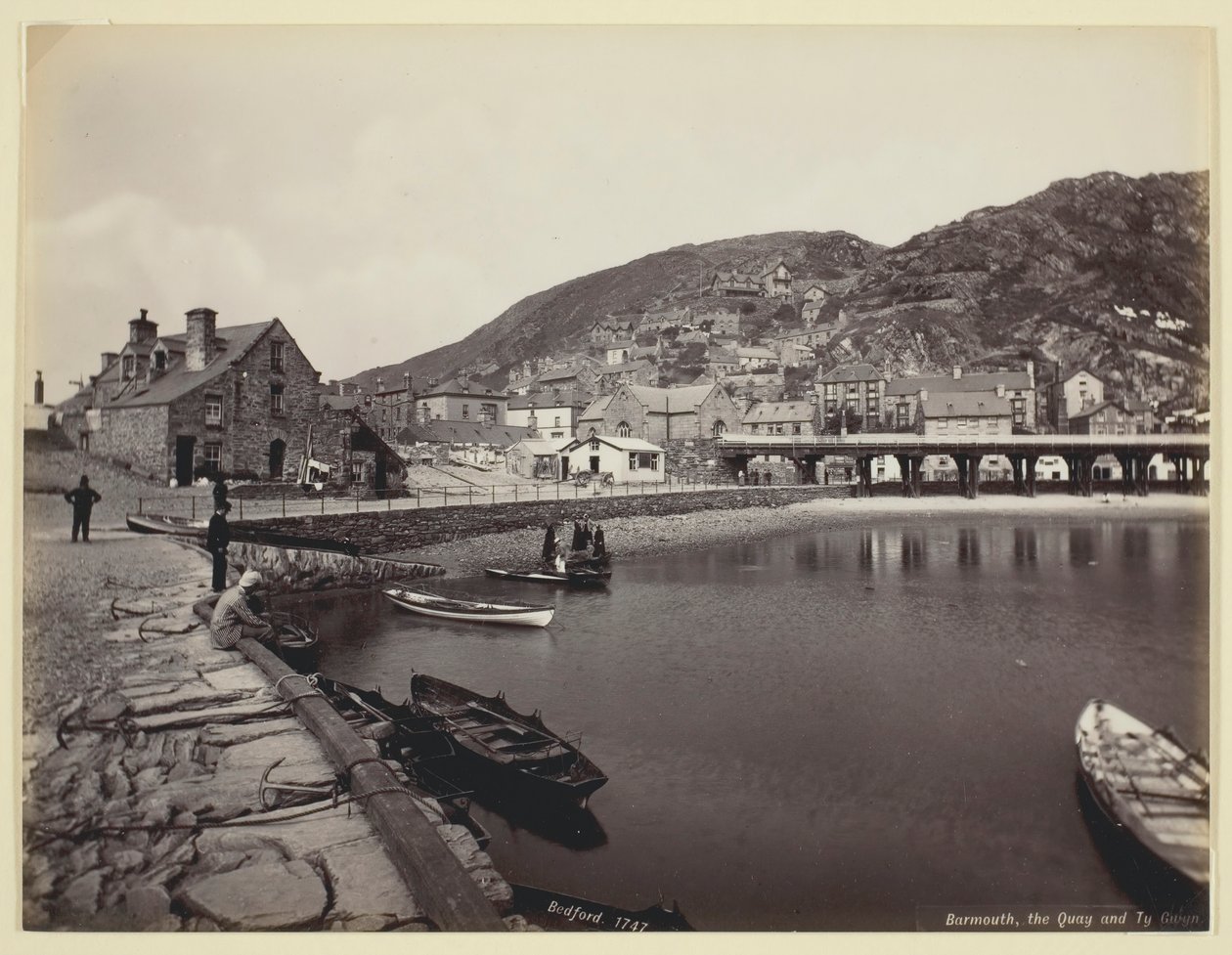 Barmouth, el muelle y Ty Gwyn de Francis Bedford