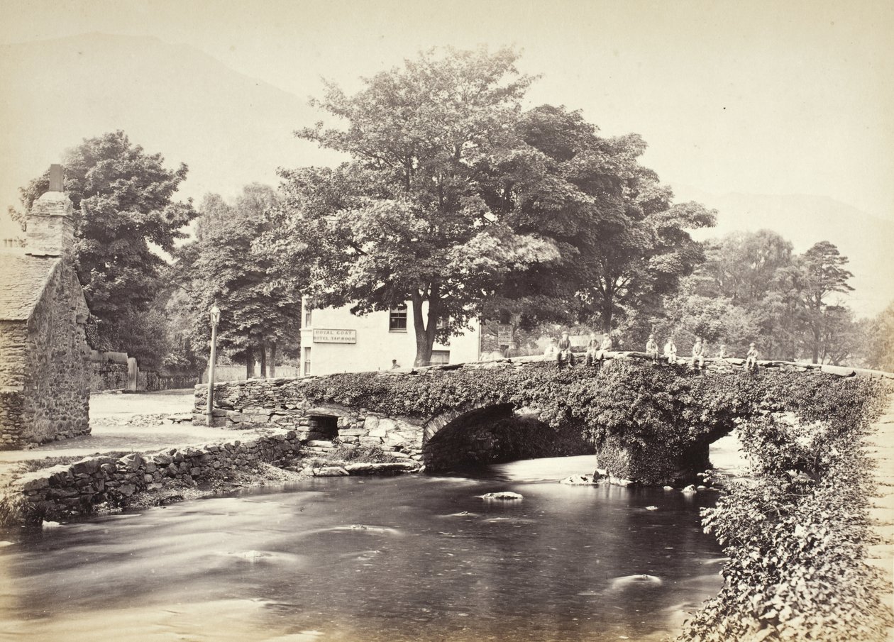 Beddgelert, el puente y Moel Hebog, n.º 3 (518) de Francis Bedford