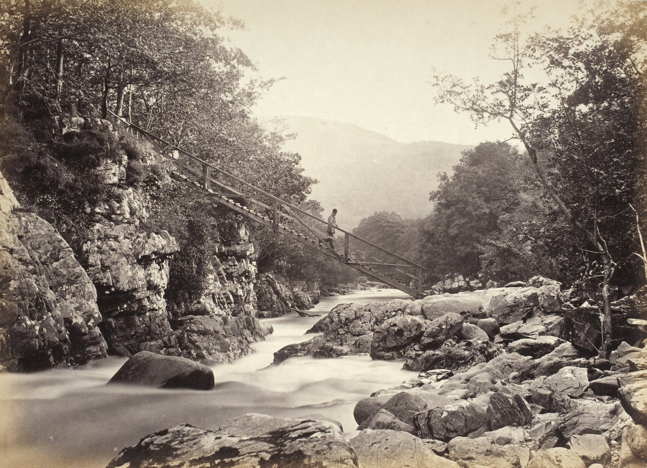 Bettws-y-Coed, el puente del minero (693) de Francis Bedford