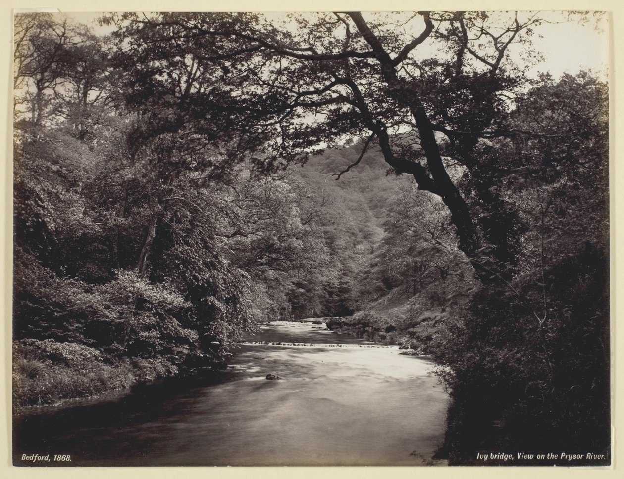 Ivy Bridge, vista sobre el río Prysor de Francis Bedford