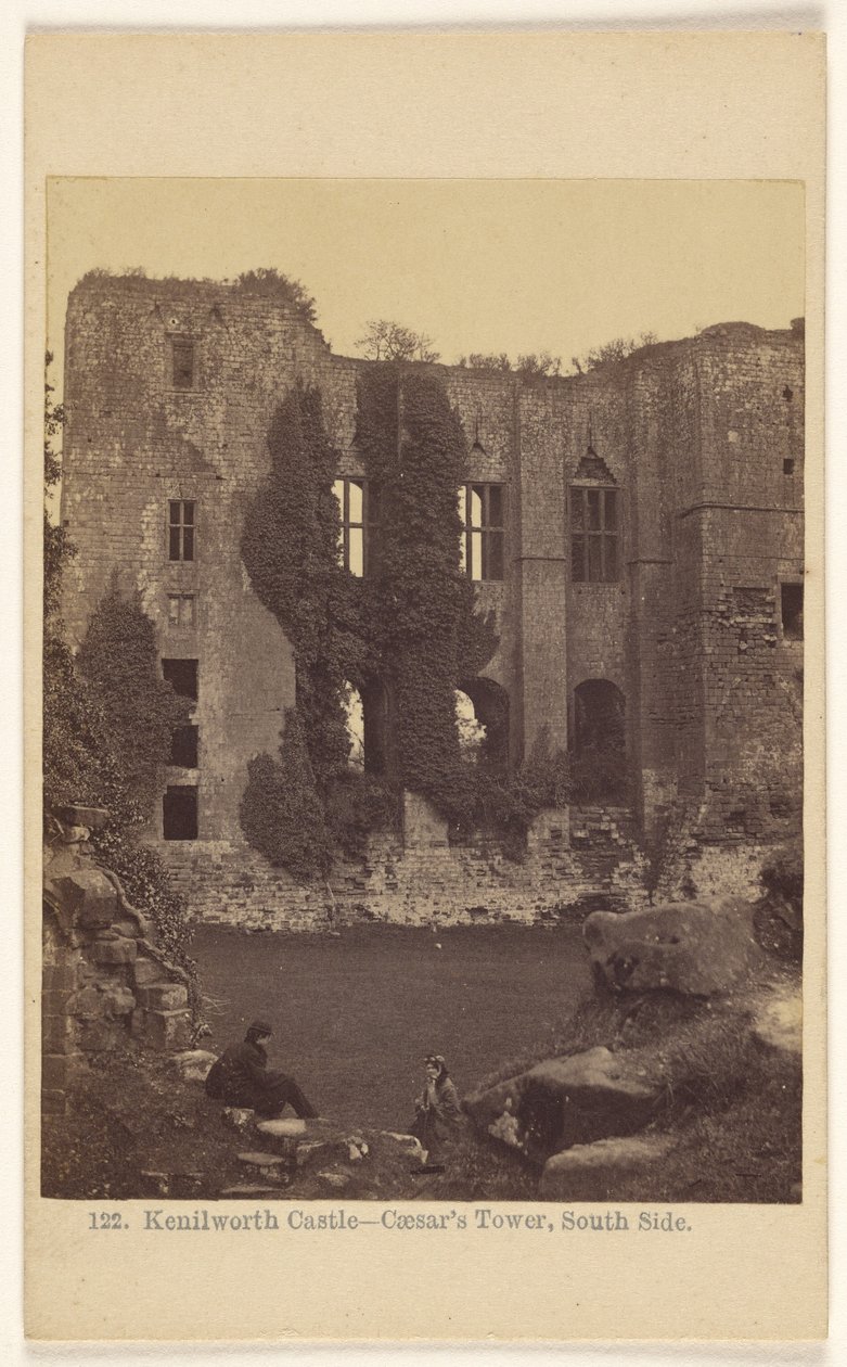 Castillo de Kenilworth - Torre de César, lado sur. de Francis Bedford