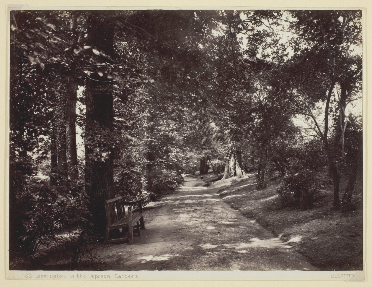 Leamington, en los Jardines Jephson de Francis Bedford