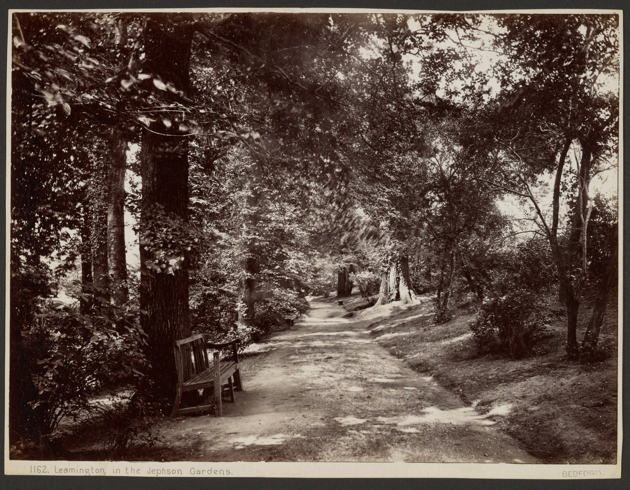 Leamington, en los Jardines Jephson de Francis Bedford