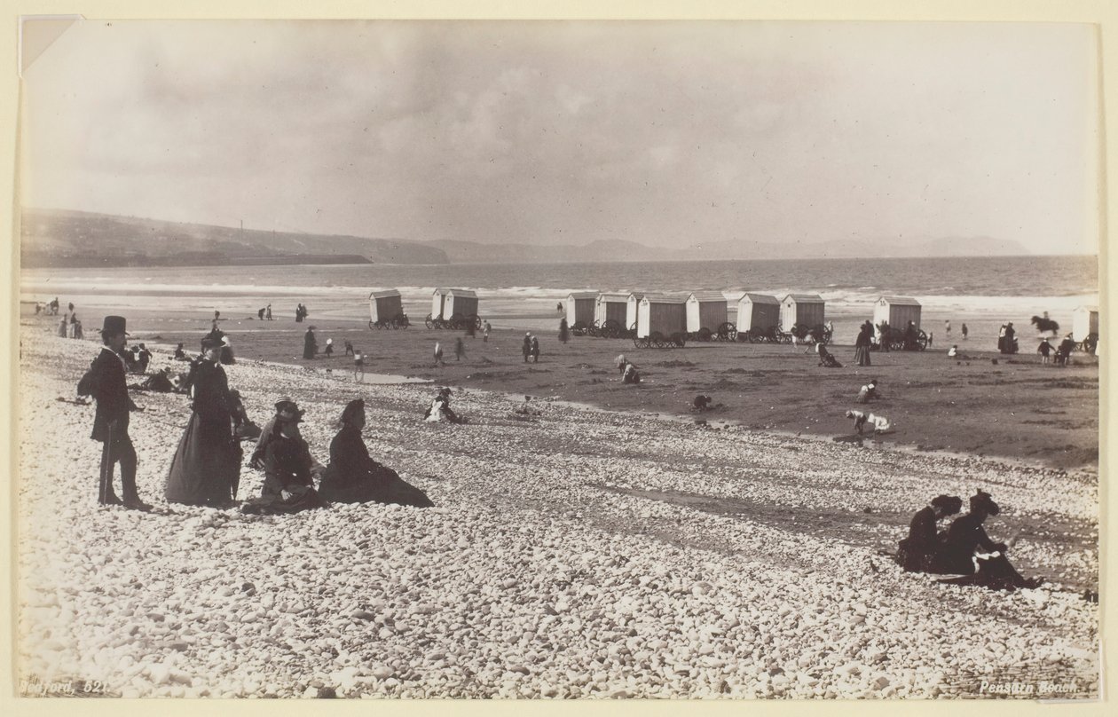 Playa de Pensarn, 1860-94 de Francis Bedford