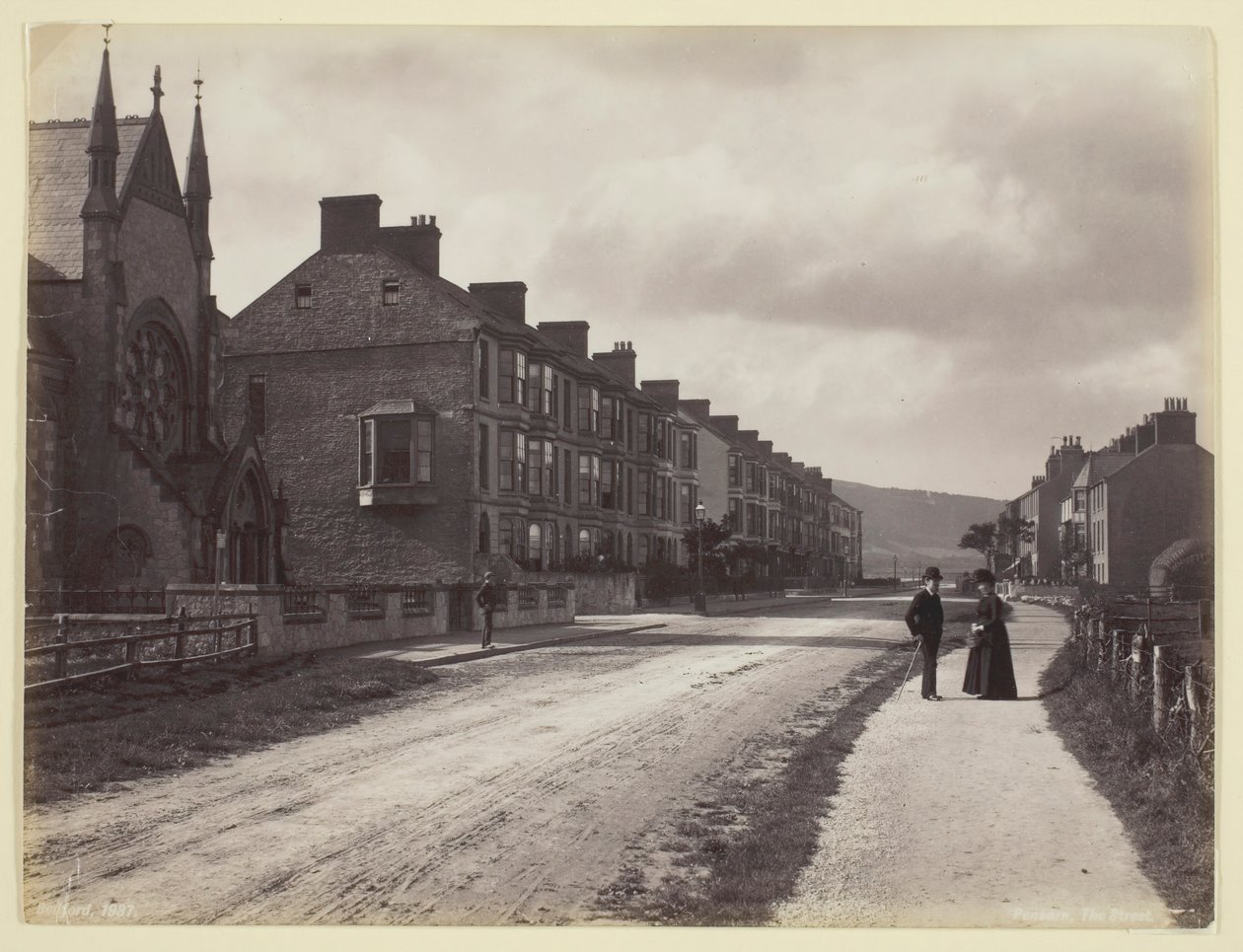Pensarn, la calle, 1860-94 de Francis Bedford