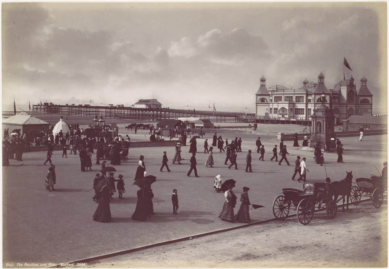 Rhyl. El pabellón y el muelle de Francis Bedford