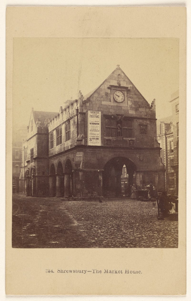 Shrewsbury - La Casa del Mercado. de Francis Bedford
