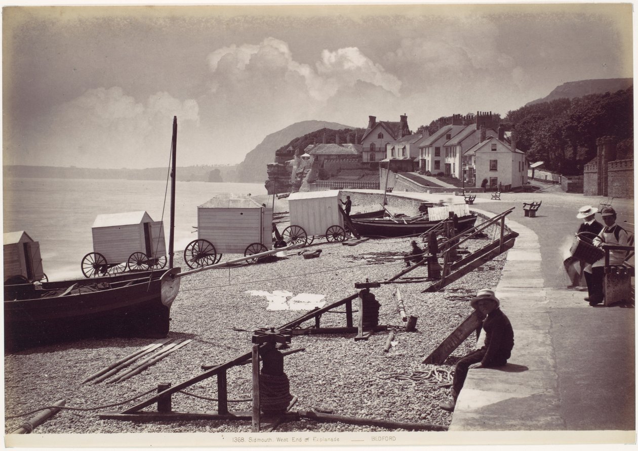 Sidmouth, extremo oeste de la explanada de Francis Bedford