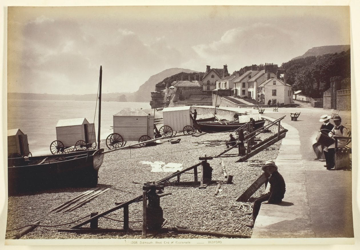 Sidmouth, al oeste del paseo marítimo de Francis Bedford