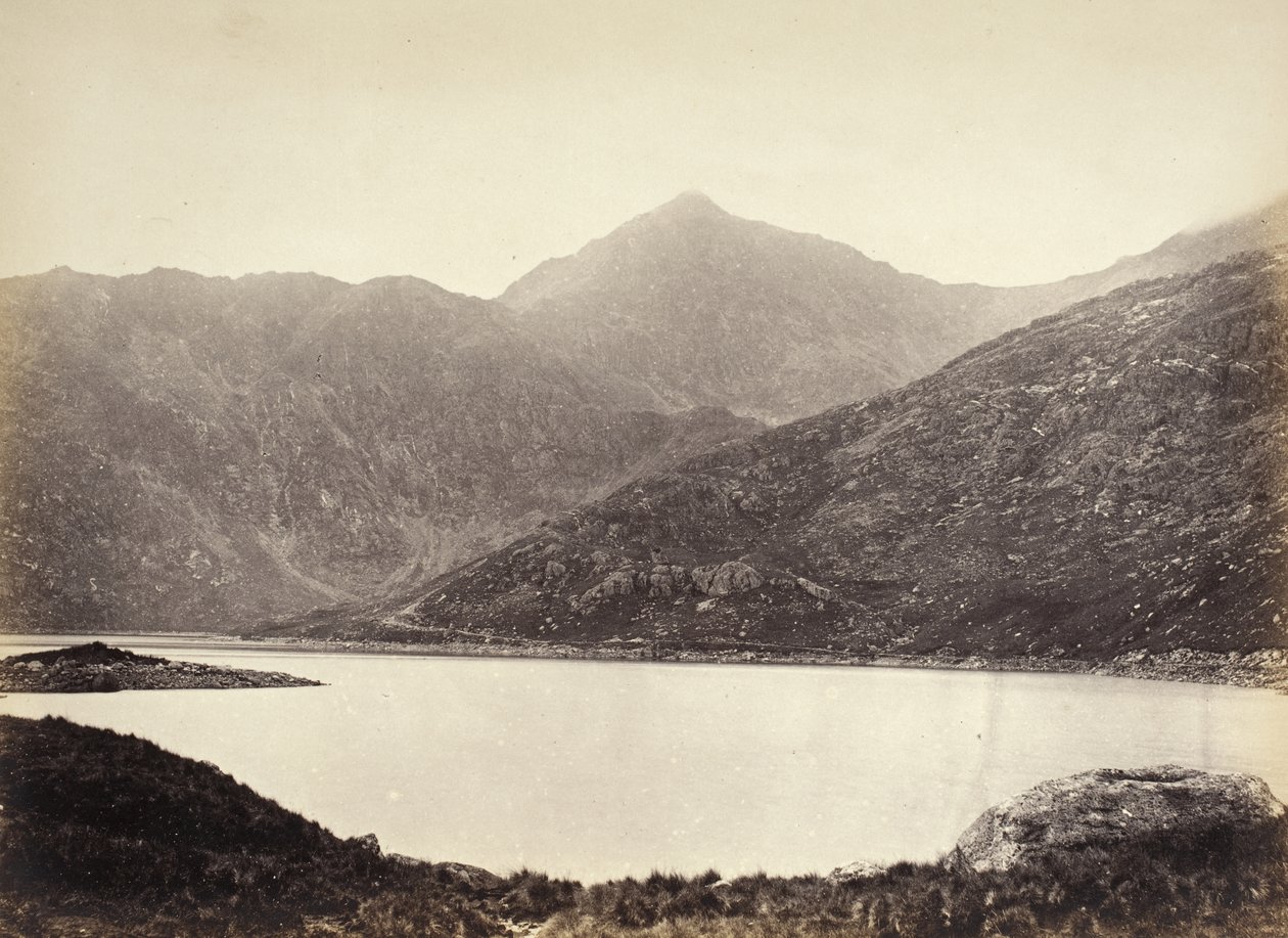 Snowdon, desde Llyn Llydaw (528) de Francis Bedford