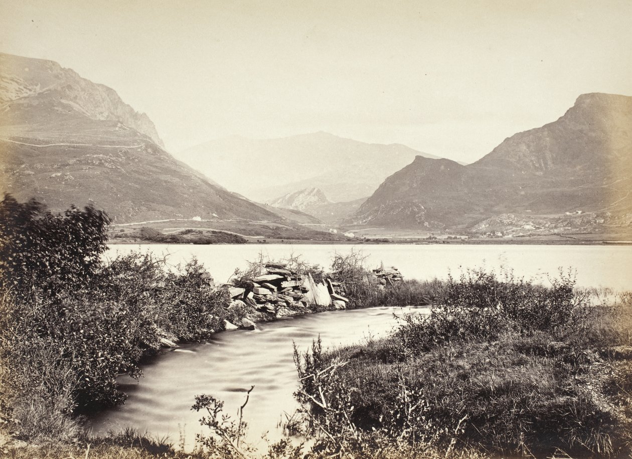 Snowdon, desde los lagos de Nantlle (583) de Francis Bedford