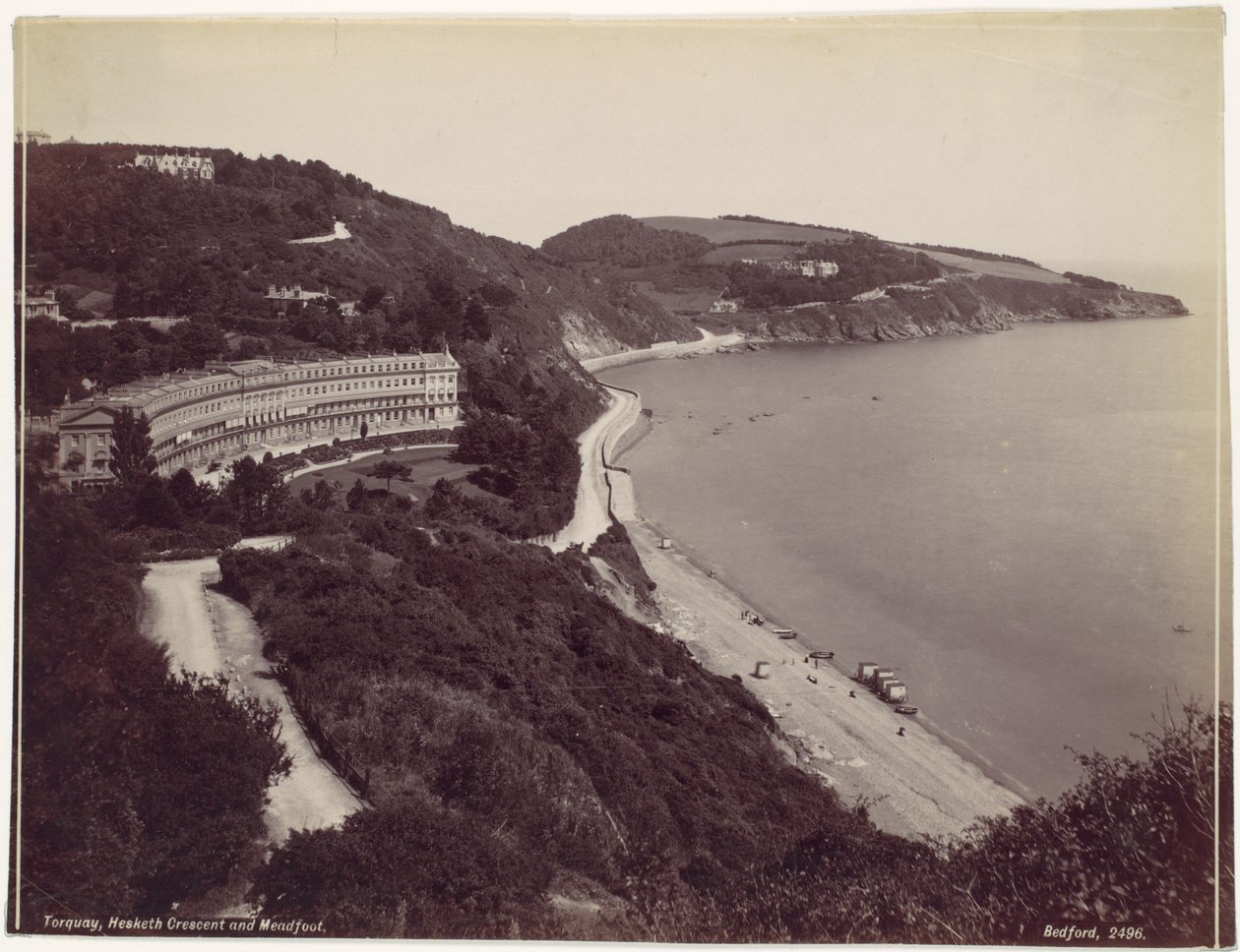 Torquay, Hesketh Crescent y Meadfoot de Francis Bedford