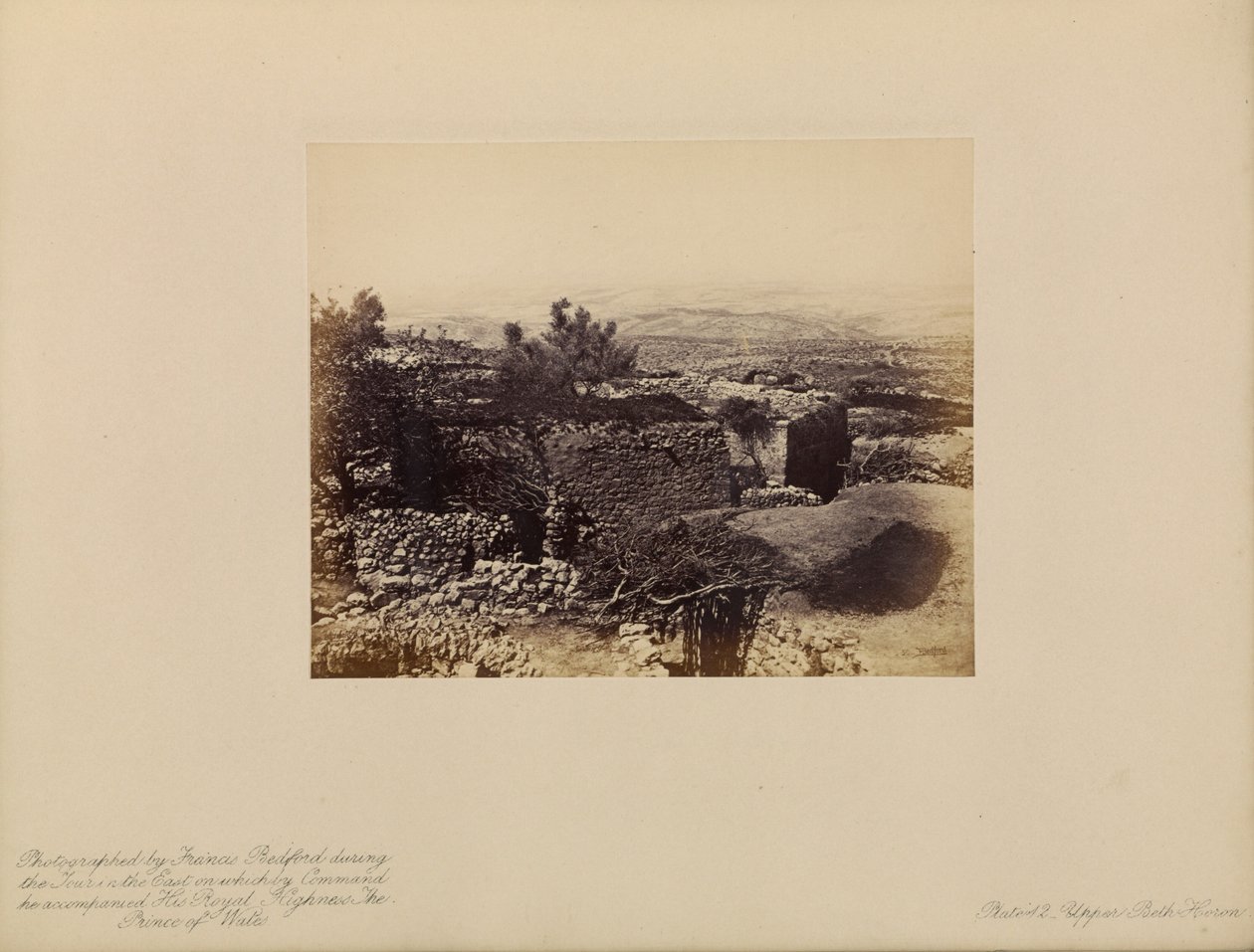 Alta Beth-Horon de Francis Bedford