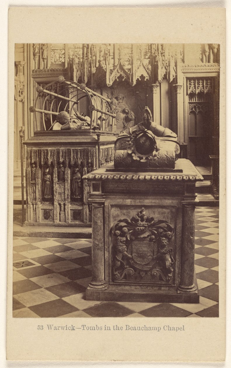 Warwick - Tumbas en la capilla Beauchamp de Francis Bedford