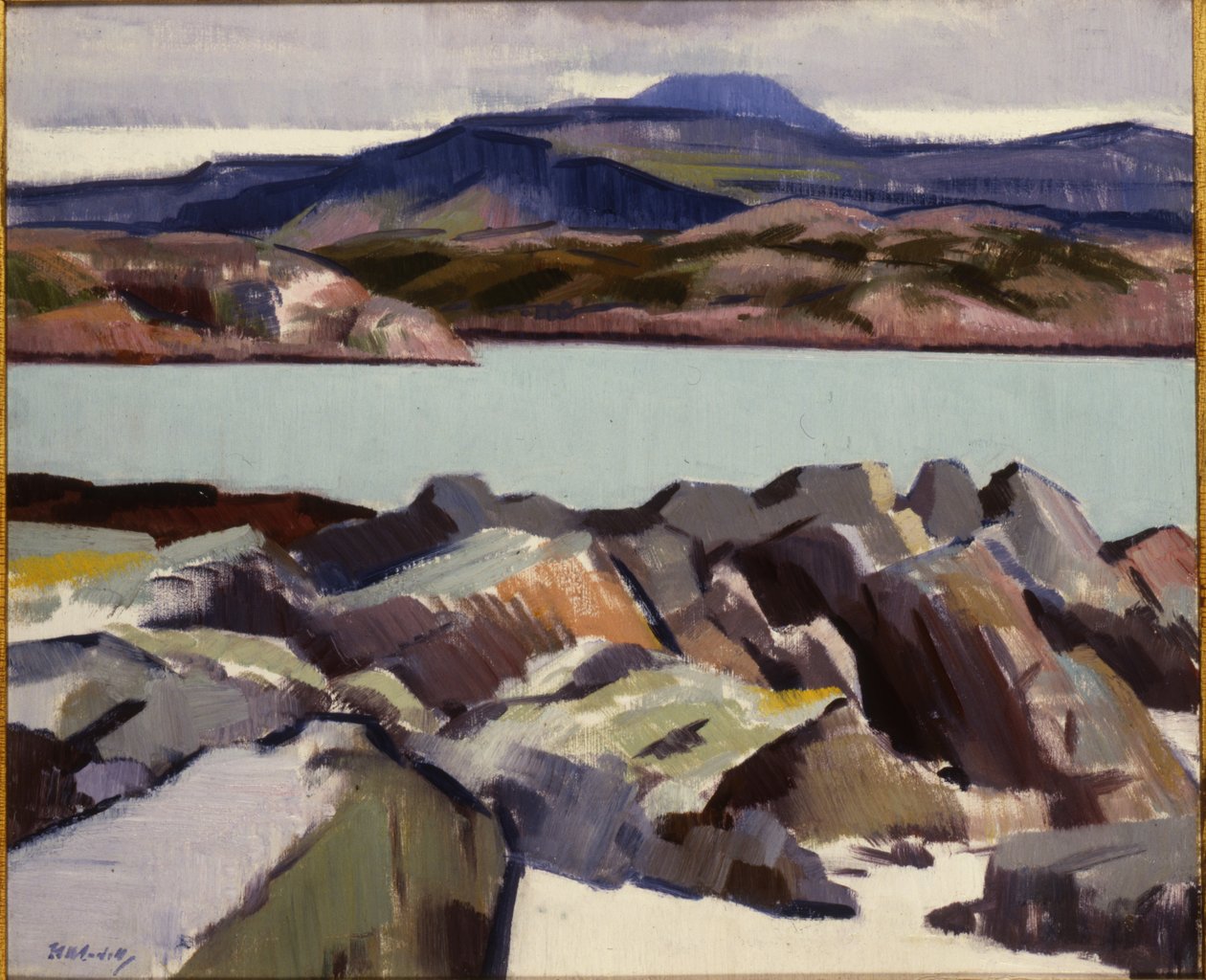 Ben More, desde arriba de Port Beag na Sligeanach de Francis Campbell Boileau Cadell