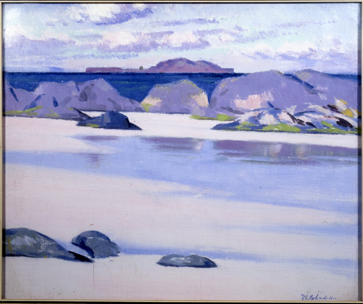 Marea Baja, Iona, Mirando hacia el Sombrero del Holandés, Lunga de Francis Campbell Boileau Cadell