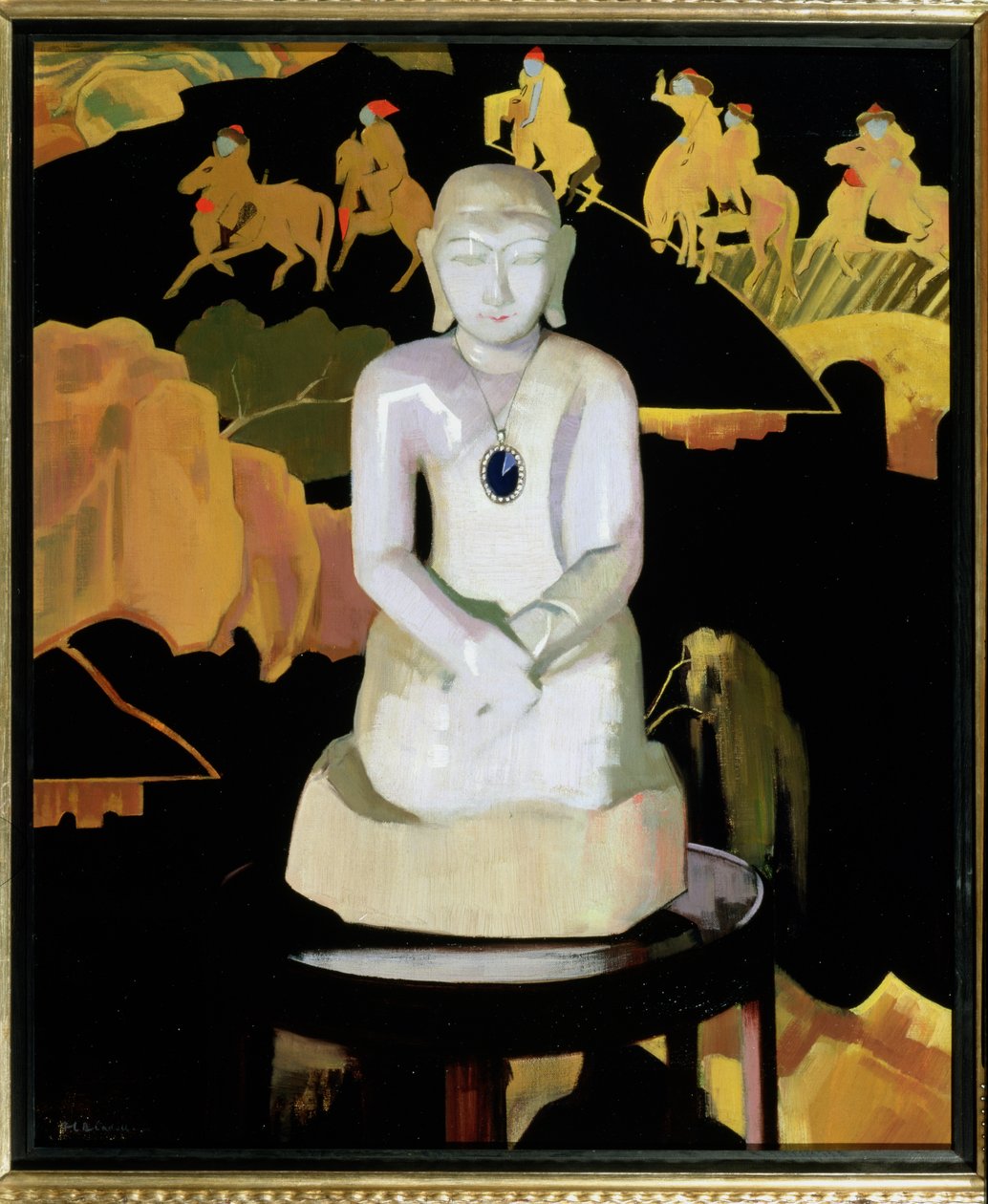 El Buda (Negro y Oro) c.1929-30 de Francis Campbell Boileau Cadell