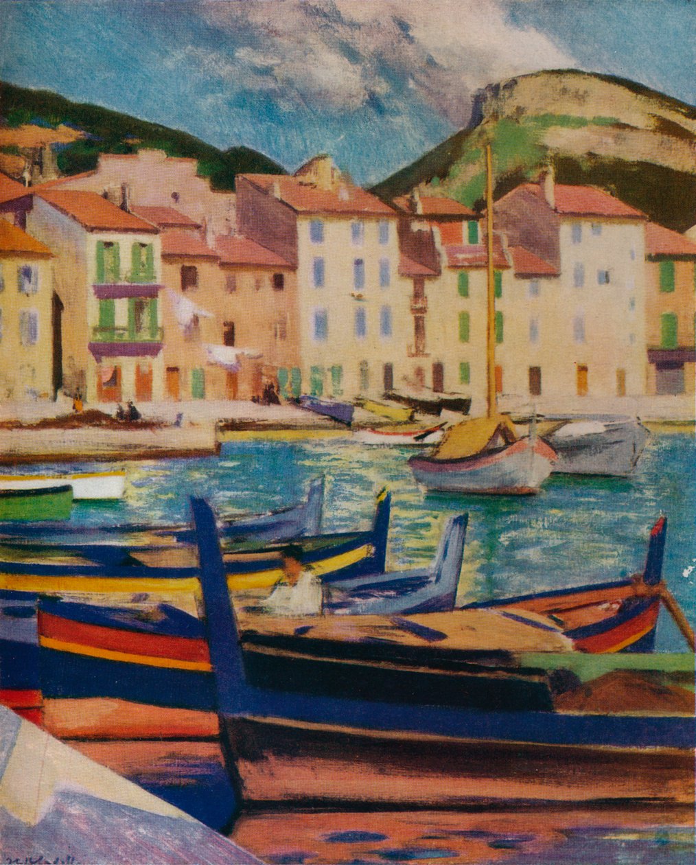El puerto, Cassis de Francis Campbell Boileau Cadell