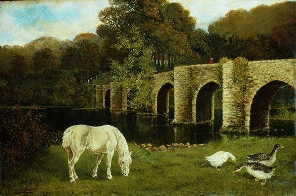 Un Puente sobre el Río Stour de Francis Cecil Boult