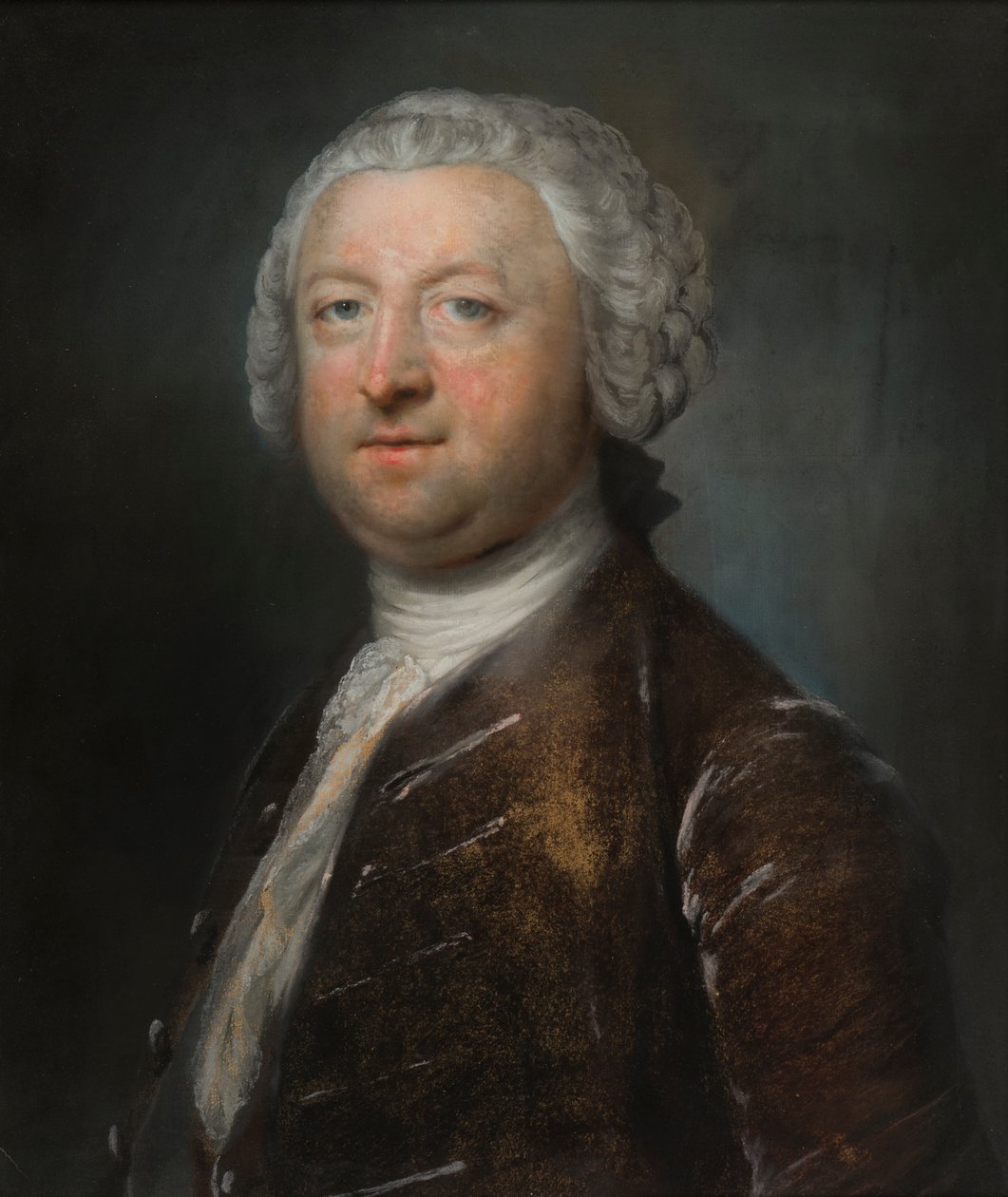Retrato de Sir Orlando Bridgeman 4th Bt, c.1750-65 (pastel sobre papel) de Francis Cotes