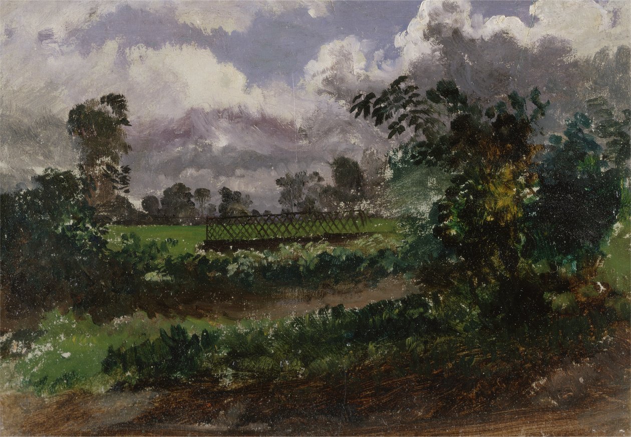 Vista del Jardín del Artista desde su Casa en Exmouth, Devonshire de Francis Danby