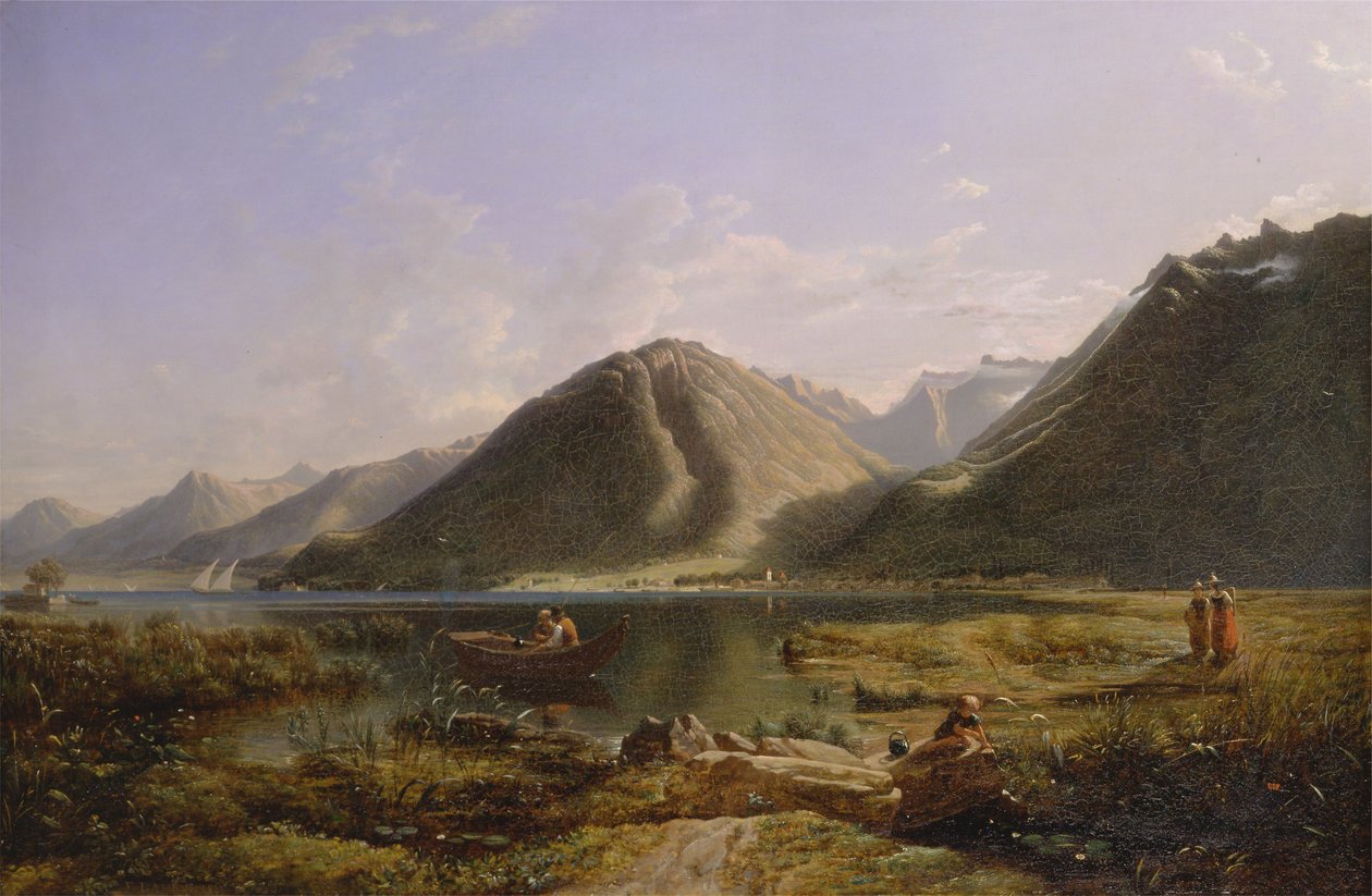 Fin del lago Lemán [1985, Cormack, Catálogo conciso YCBA]. de Francis Danby