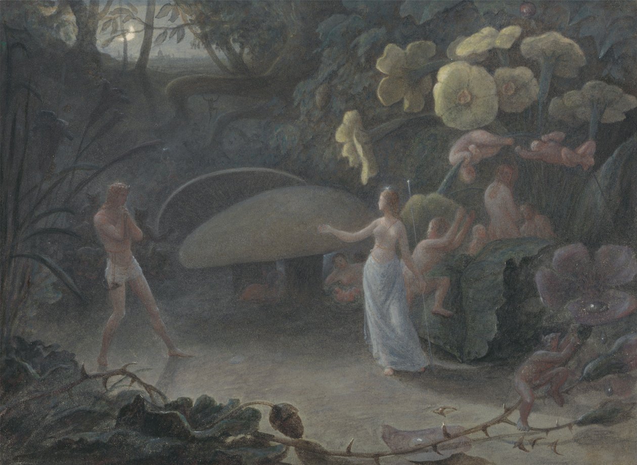 Oberón y Titania de Francis Danby