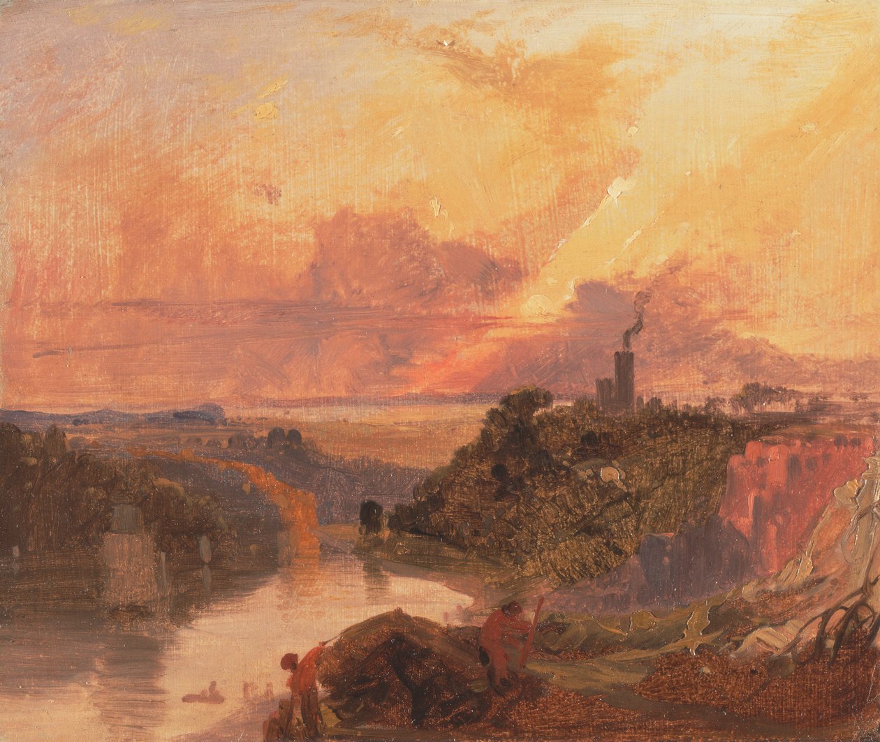 El desfiladero del Avon al atardecer de Francis Danby