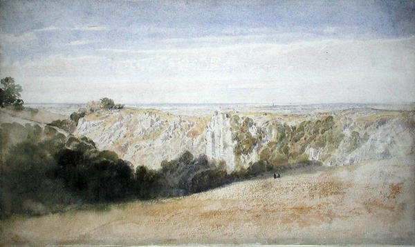 Vista cerca de la garganta de Cheddar de Francis Danby