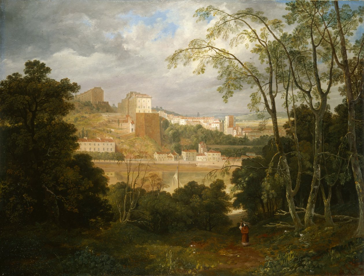 Vista de Clifton desde Leigh Woods, c.1818-20 de Francis Danby
