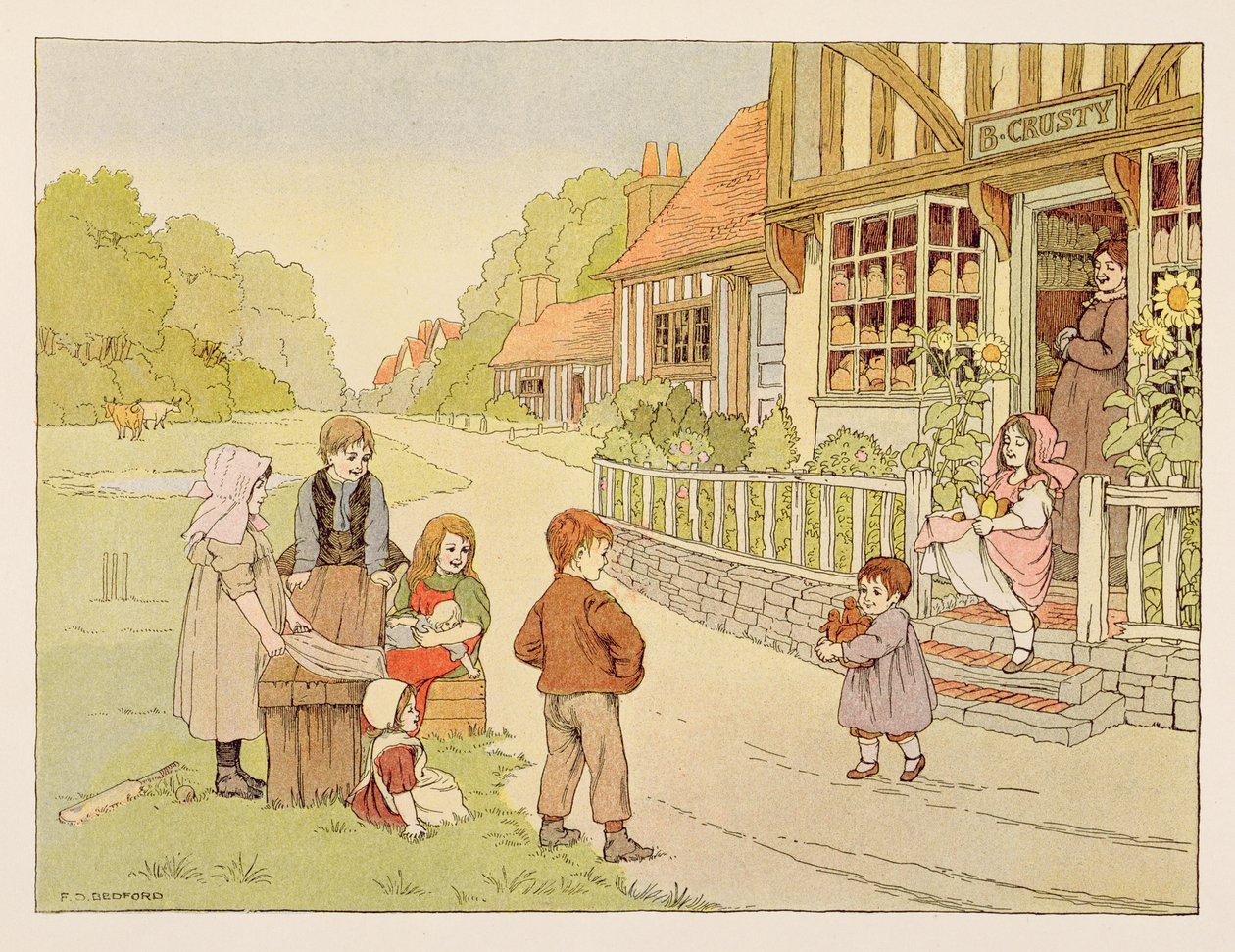 La panadería, del "Libro de las tiendas". de Francis Donkin Bedford