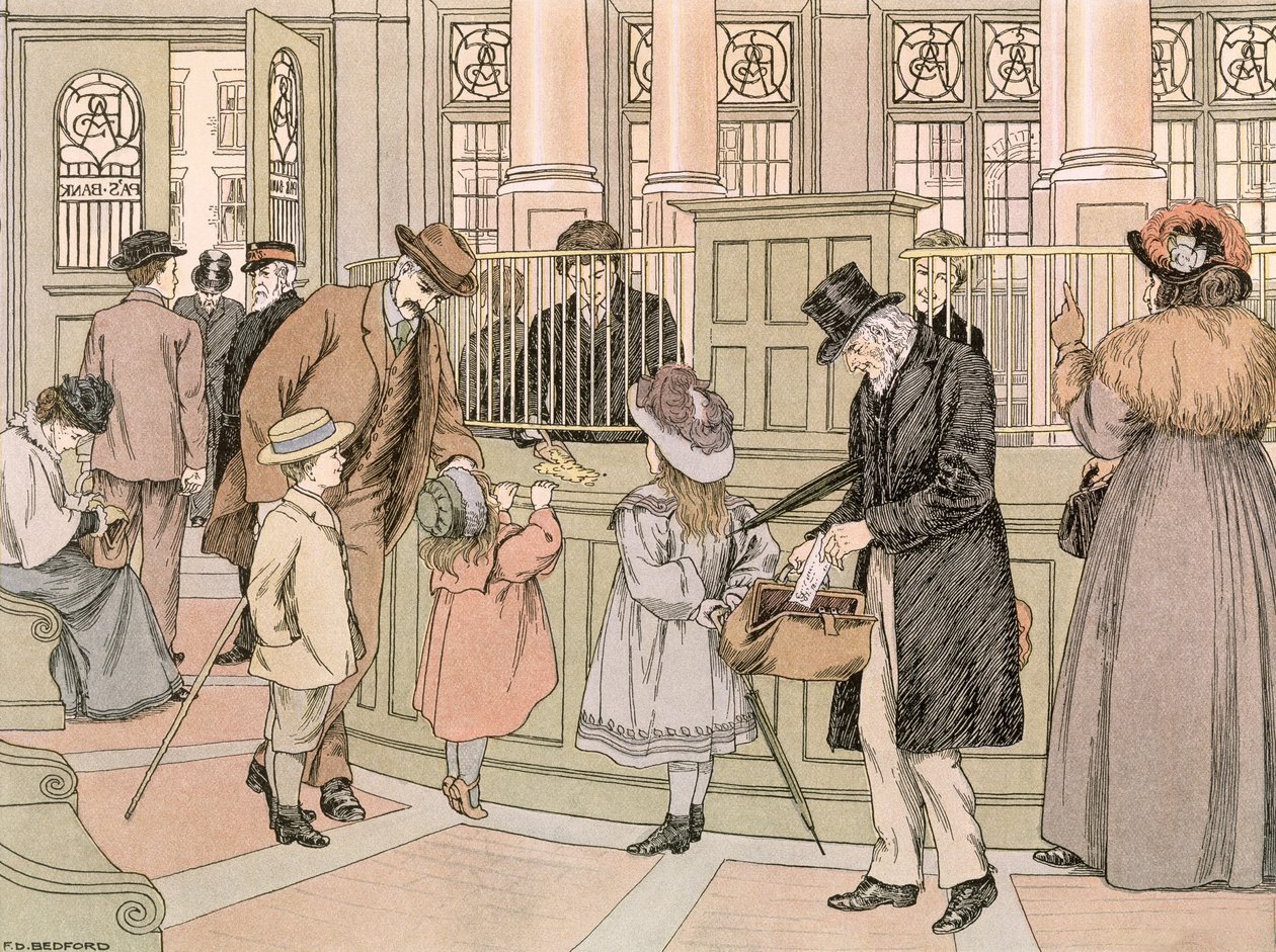 El Banco, de "El Libro de las Tiendas de Francis Donkin Bedford