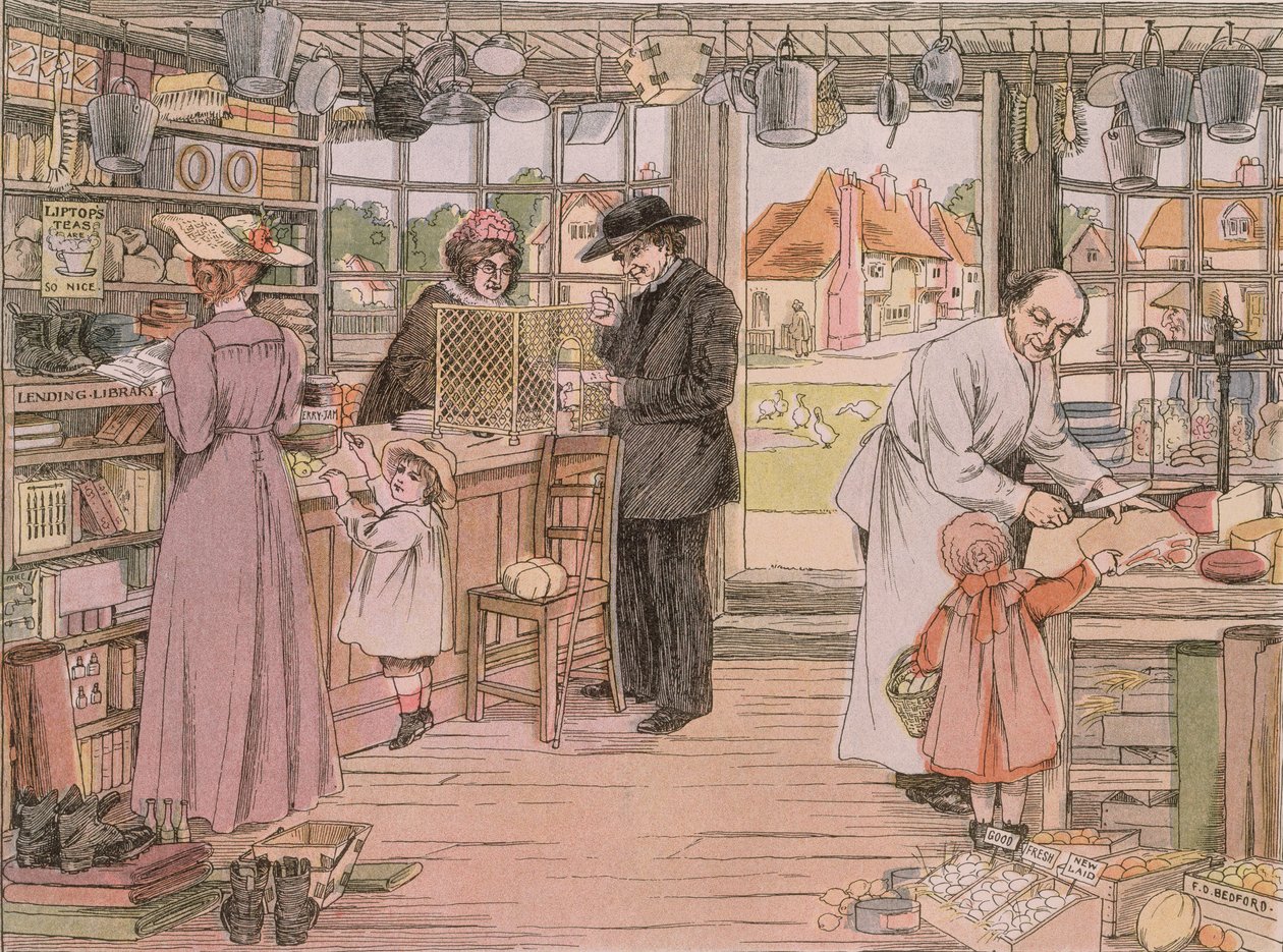 El almacén general, de "El libro de las tiendas". de Francis Donkin Bedford